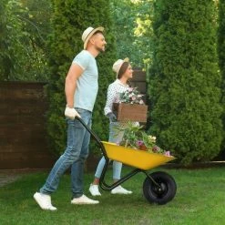 JARDIBRICODECO Roue De Brouette Axe 4.80 4.00-8 -chariot de jardin Soldes 2024 55316360 3