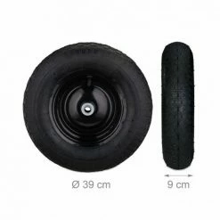 JARDIBRICODECO Roue De Brouette Axe 4.80 4.00-8 -chariot de jardin Soldes 2024 55316360 4