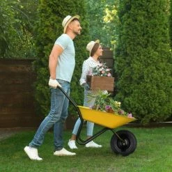 JARDIBRICODECO Roue De Brouette Axe 4.80 4.00-8 -chariot de jardin Soldes 2024 55316363 3