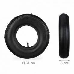 JARDIBRICODECO Roue De Brouette X2 Avec Chambre à Air -chariot de jardin Soldes 2024 55316512 4