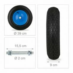 JARDIBRICODECO Roue De Brouette -chariot de jardin Soldes 2024 55316516 4