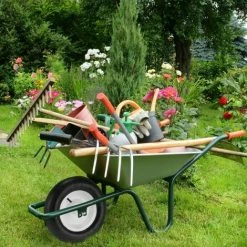 JARDIBRICODECO Roue De Brouette 4.80 4.00-8 Pneumatique -chariot de jardin Soldes 2024 55316714 5