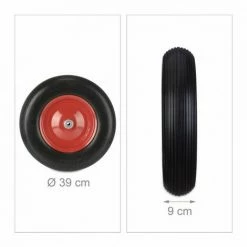 JARDIBRICODECO Roue De Brouette 4.80 4.00-8 Caoutchouc -chariot de jardin Soldes 2024 55316727 4