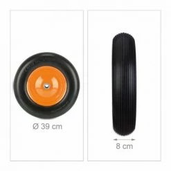 JARDIBRICODECO Roue De Brouette PU 4.80 4.00-8 -chariot de jardin Soldes 2024 55316734 4