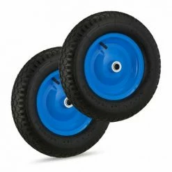 JARDIBRICODECO Roue De Brouette En Lot De 2