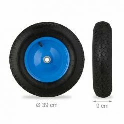 JARDIBRICODECO Roue De Brouette En Lot De 2 -chariot de jardin Soldes 2024 55316852 4