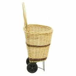 JARDIBRICODECO Chariot à Bûches En Osier -chariot de jardin Soldes 2024 55334759 4