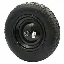 JARDIBRICODECO 2PR Brouette De Roue Pour Pneumatique 380mm Axel +