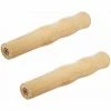 CYCLINGCOLORS Poignée De Brouette En Bois Diamètre 32mm Longueur Utile 125mm à Enmancher Chariot (paire)