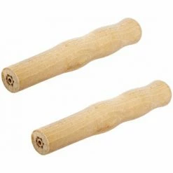 CYCLINGCOLORS Poignée De Brouette En Bois Diamètre 32mm Longueur Utile 125mm à Enmancher Chariot (paire)