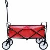 ZHUOXUAN Chariot De Jardin Pliable Chariot De Voyage Shopping ATV (rouge)