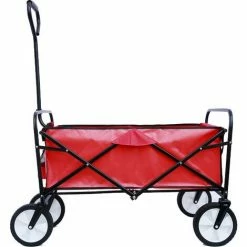 ZHUOXUAN Chariot De Jardin Pliable Chariot De Voyage Shopping ATV (rouge)