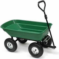 IDMARKET Chariot De Jardin 52L Benne Basculante Remorque à Main Avec Sac 250L -chariot de jardin Soldes 2024 57961272 5