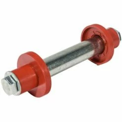 HELIOTRADE Axe En Métal Avec écrou Pour Fixation Des Roues De Brouettes - Flasque De 20 M -chariot de jardin Soldes 2024 58184938 3