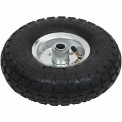 INLIFE Roue De Diable 2 Pcs Caoutchouc 4.10/3.50-4 (260 X 83 Mm)