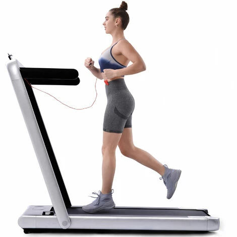 ORGANNICE 2.25HP Tapis De Course électrique Pliant 2 En 1 Machine De Marche Avec Télécommande Et écran LED Tapis De Course Portable Entièrement Assemblé - Noir 2 ORGANNICE 2.25HP Tapis De Course électrique Pliant 2 En 1 Machine De Marche Avec Télécommande Et écran LED Tapis De Course Portable Entièrement Assemblé - Noir – Image 2