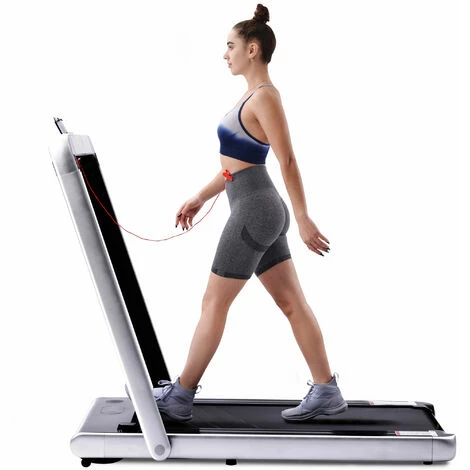 ORGANNICE 2.25HP Tapis De Course électrique Pliant 2 En 1 Machine De Marche Avec Télécommande Et écran LED Tapis De Course Portable Entièrement Assemblé - Noir 3 ORGANNICE 2.25HP Tapis De Course électrique Pliant 2 En 1 Machine De Marche Avec Télécommande Et écran LED Tapis De Course Portable Entièrement Assemblé - Noir – Image 3