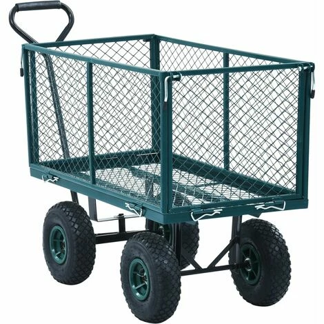 NOVA Les Roues En Caoutchouc Vert Verte De Chariot à Main Peuvent Différents Modèles Chariot à Main De Jardin Vert 350 Kg 4 NOVA Les Roues En Caoutchouc Vert Verte De Chariot à Main Peuvent Différents Modèles Chariot à Main De Jardin Vert 350 Kg – Image 4