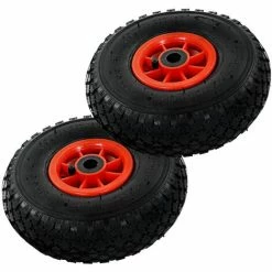 NOVA Chariot à Main Roue Pneumatique En Caoutchouc Noir Divers Modèles Des Modèles : 2 Pcs