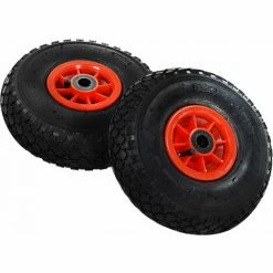 NOVA Chariot à Main Roue Pneumatique En Caoutchouc Noir Divers Modèles Des Modèles : 2 Pcs -chariot de jardin Soldes 2024 59980478 3