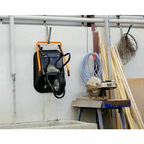 BROUETTE AKTIV ERGO-COMPACT HAEMMERLIN PEINTE ROUE INCREVABLE - 305255101-- - Noir / Orange 5 BROUETTE AKTIV ERGO-COMPACT HAEMMERLIN PEINTE ROUE INCREVABLE - 305255101-- - Noir / Orange – Image 5