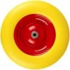 SIFREE Roue De Brouette,PU 4.80/4.00-8 Roue De Secours Roue De Brouette En Caoutchouc Solide Brouette De Jardin Pneu De Brouette