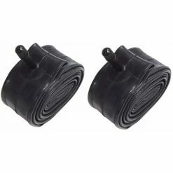 CYCLINGCOLORS 2x Chambre à Air 400x100 Valve Schrader Droite 400mm Brouette Chariot Diable Tracteur Tondeuse