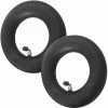 CYCLINGCOLORS 2x Chambre à Air 3,00 - 4" 260x85 Valve Schrader Coudée Brouette Chariot Diable Tracteur Tondeuse
