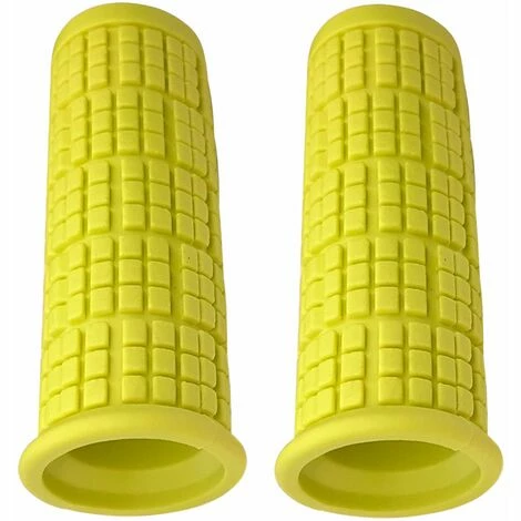 CYCLINGCOLORS Paire De Poignée Vélo Antidérapante Diamètre 22mm Longeur 85mm Universelle Application Multiple Brouette Diable, Vert Acide 2 CYCLINGCOLORS Paire De Poignée Vélo Antidérapante Diamètre 22mm Longeur 85mm Universelle Application Multiple Brouette Diable, Vert Acide – Image 2