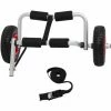 SUPERSELLER Portable Léger Pliable Bateau Kayak Transporteur Canoë Chariot Fourre-tout Chariot Transport Remorque Chariot Roues Amovibles