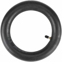 HAPPYSHOPPING Chambre à Air 60/70-6.5 épaissie 10" Buse Droite Gonflable Anti-crevaison Noir