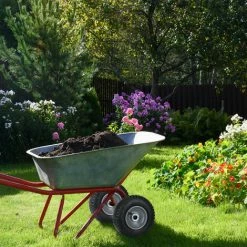 Relaxdays Roue De Brouette 2.50-4 En Lot De 2, Pneumatique, 2PR, Charge Max. 100 kg, Jante Acier, Noir/argenté -chariot de jardin Soldes 2024 68209440 3