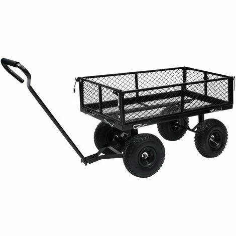 LangRay Quincaillerie Chariot à Main De Jardin Noir 250 Kg 2 LangRay Quincaillerie Chariot à Main De Jardin Noir 250 Kg – Image 2