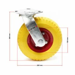 WILTEC Roue En PU Roulette De Transport Roulette Fixe 220x58mm Roulette Pivotante Montage Antirétractionnel 7 WILTEC Roue En PU Roulette De Transport Roulette Fixe 220x58mm Roulette Pivotante Montage Antirétractionnel -chariot de jardin Soldes 2024 9343279 3